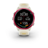 Смарт-часы GARMIN FORERUNNER 570 (42 мм) малиновый алюминий слоновая кость/манго 010-02970-02